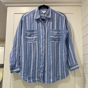 J. Jill Linen Shirt Size S Petite